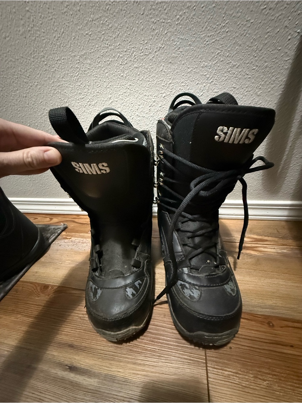 SIMS Omen Black Snowboard Boots